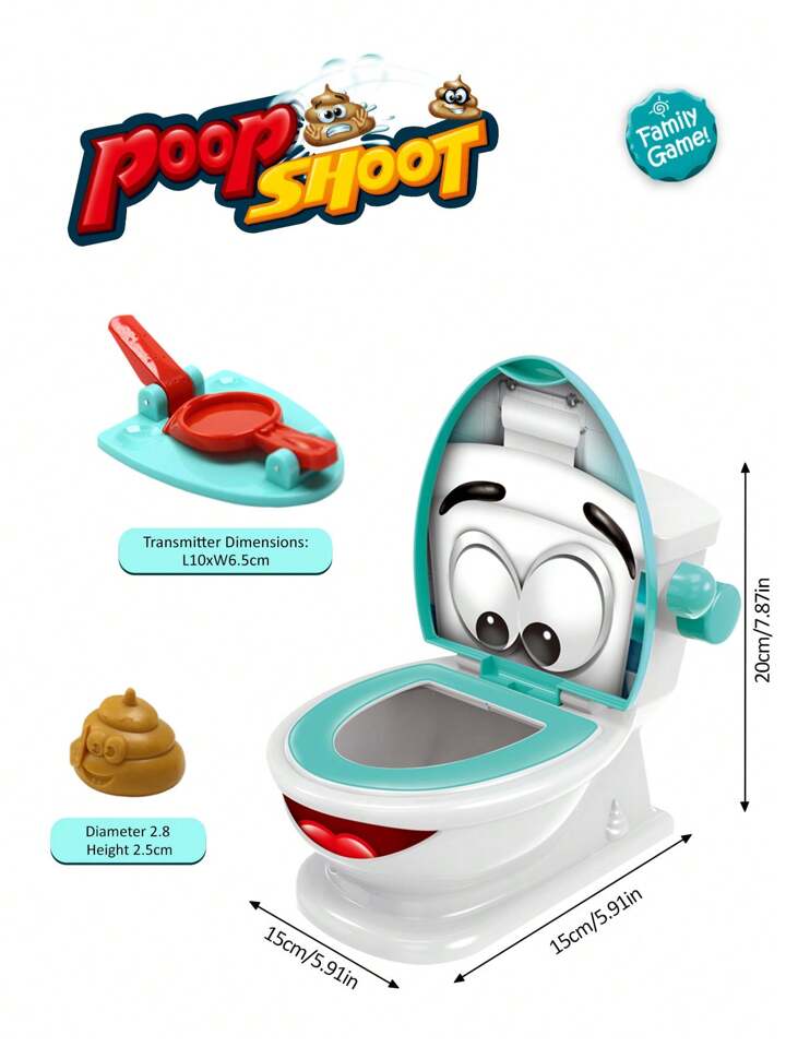 Skjuta-bajs-i-toaletten roligt Spel
