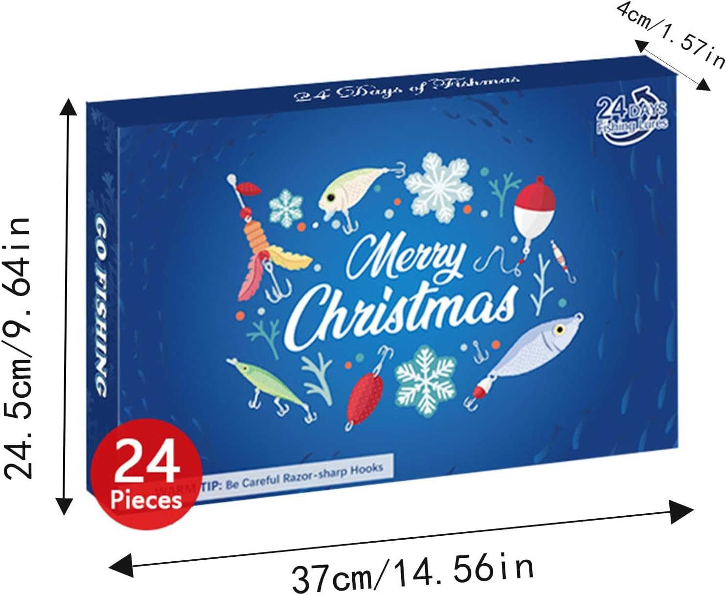 Fiske Adventskalender 2025 – 24 överraskningar med fiskedrag och tillbehör till jul - Julkalender