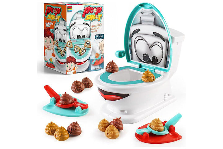 Skjuta-bajs-i-toaletten roligt Spel