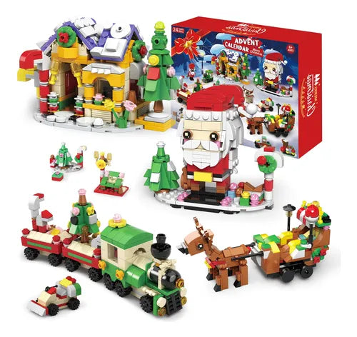 Byggkloss Adventskalender – 24-delars jullekset