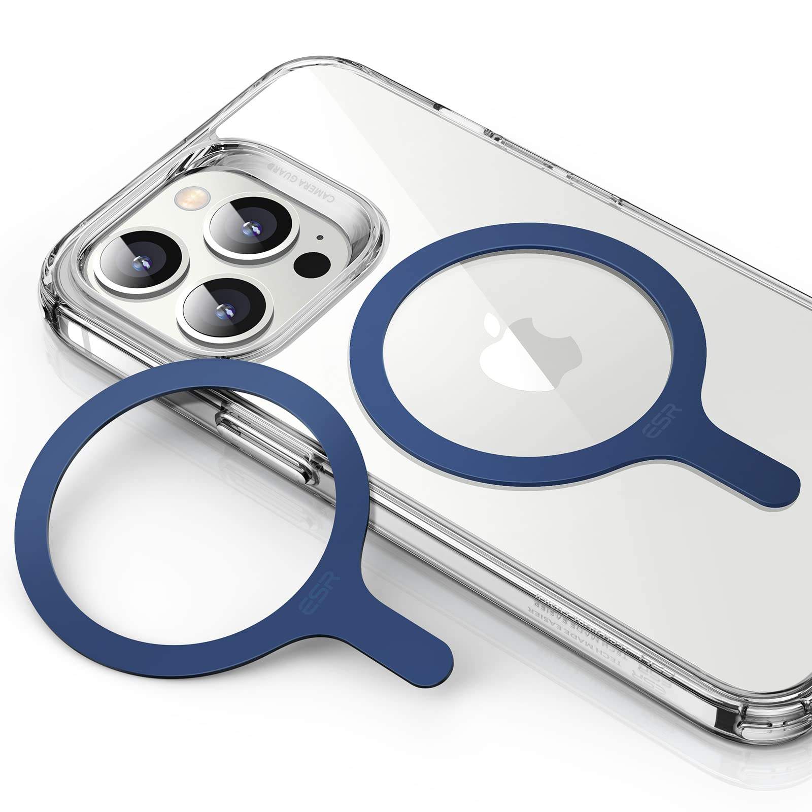MagSafe ringmagnet-sticker – Konverterare för telefonfodral till iPhone och Samsung
