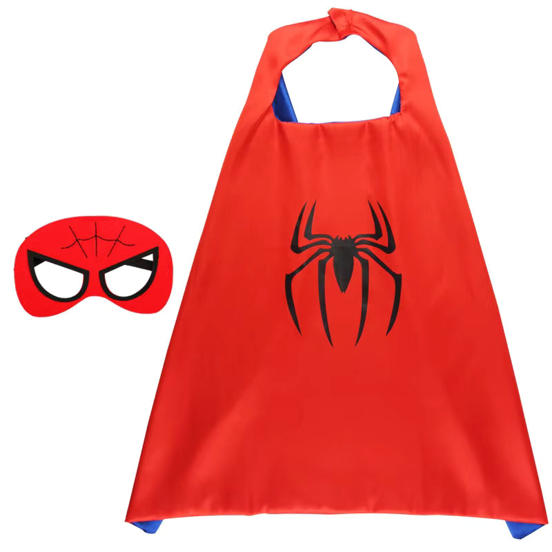 Superhjälte-kappa och mask-set för barn – Anpassad cosplaykostym