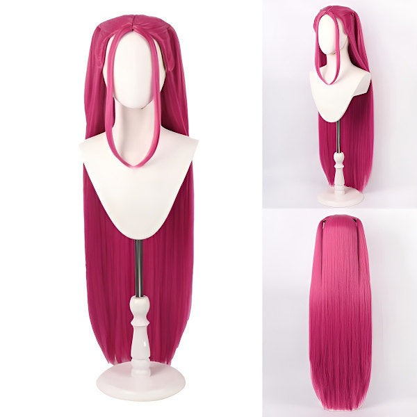 Demon Hunters Cosplay Peruk – Mira & Rumi Rosa Anime Look