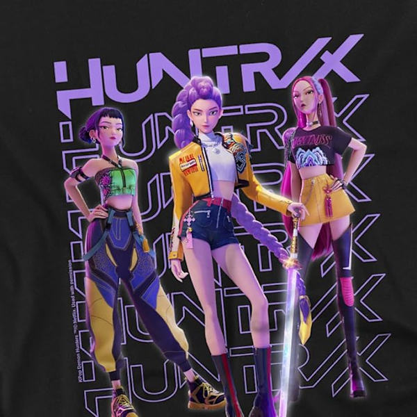 Demon Hunters K-Pop T-shirt – Rosa Barn 120 cm