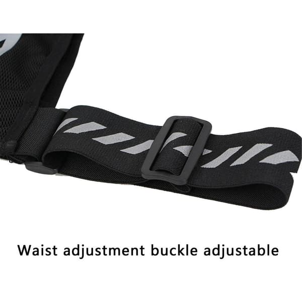 Reflekterande löparväst med mobilhållare – Justerbar träningsficka