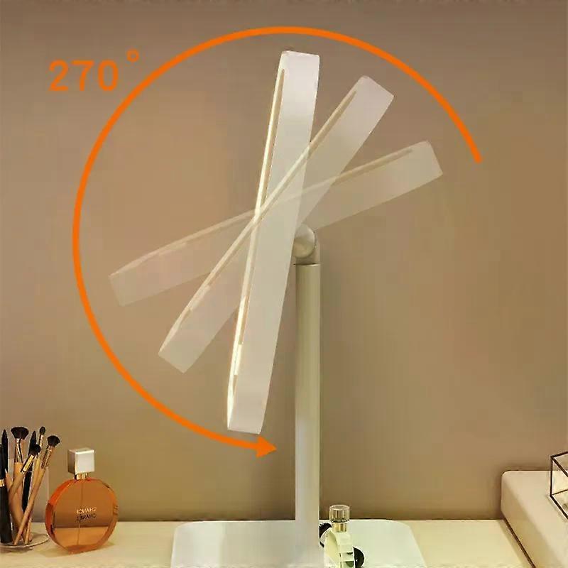 LED Sminkspegel med Förvaring – Bordsspegel med 3 Ljuslägen & Touchfunktion
