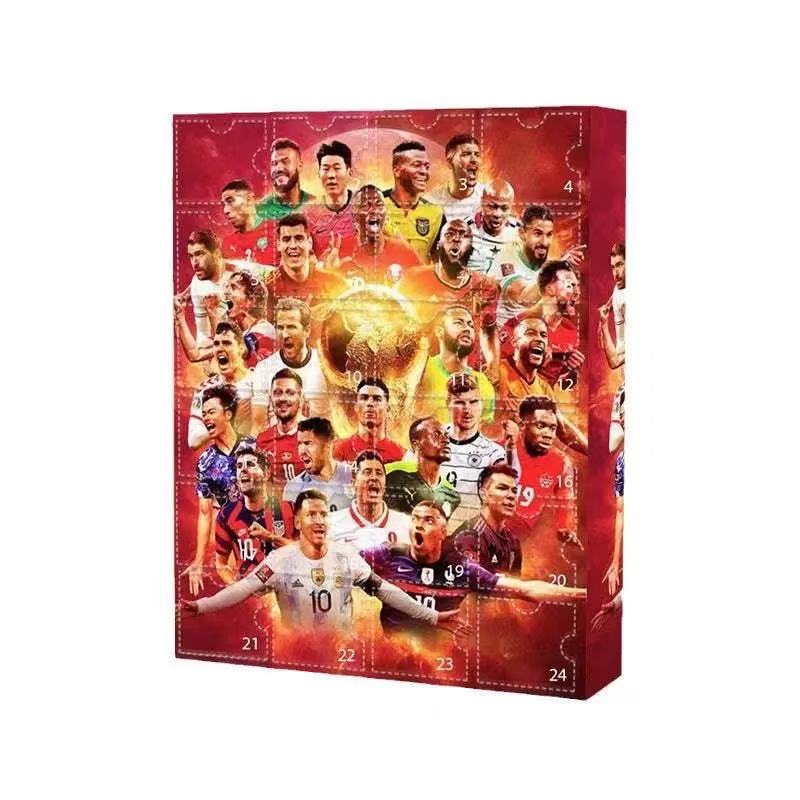 Advent Calendar VM Fotboll 2025 – Julkalender med fotbollsstjärnor Messi, Mbappé, Ronaldo m.fl.
