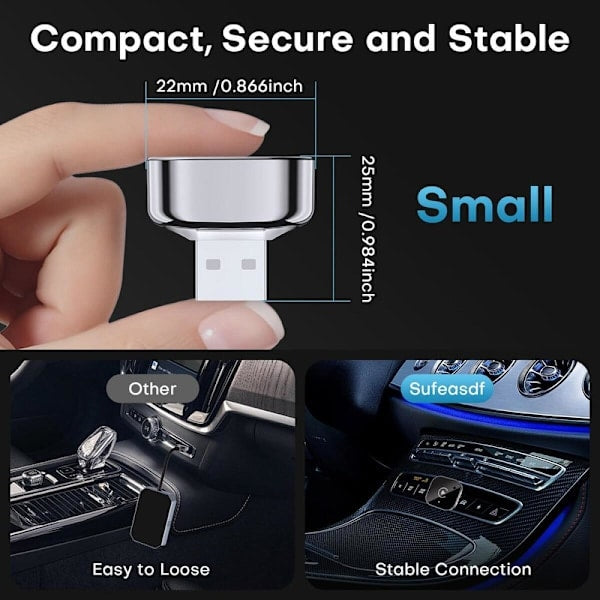 Trådlös CarPlay & Android Auto-adapter Plug and Play