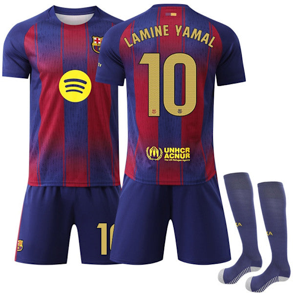 Barcelona 2025/26 hemmatröja för barn – #10 Yamal