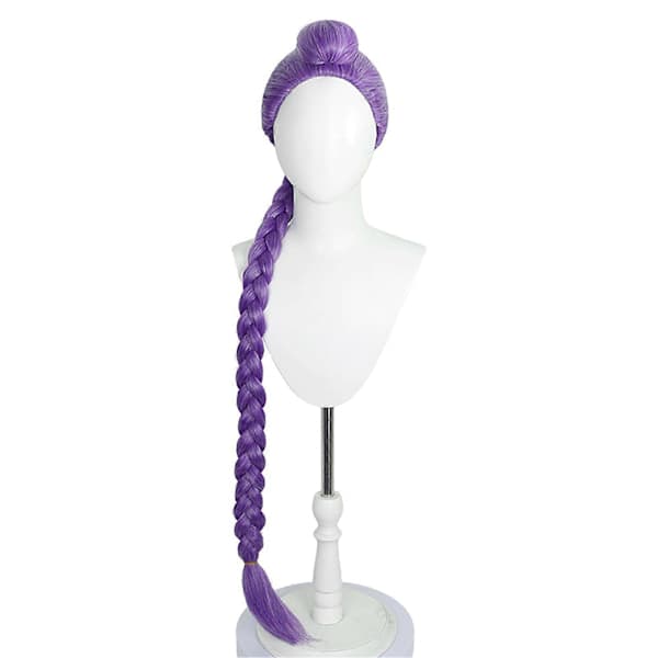 Demon Hunters Kostym Rumi Peruk Rumi Cosplay Peruk Anime Zoey Mira Peruker Långt Rakt Håraccessoar för Kvinnor