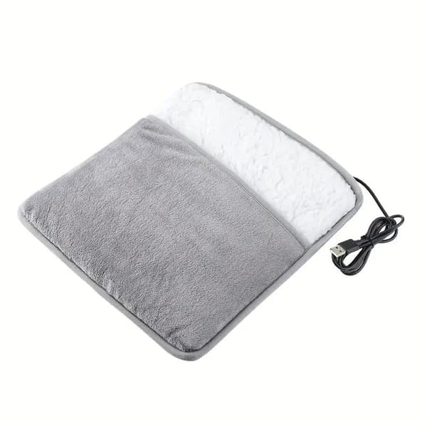 Elektrisk Fotvärmare – USB-driven Dubbelvärme 30 x 40 cm Portabel med låg vikt