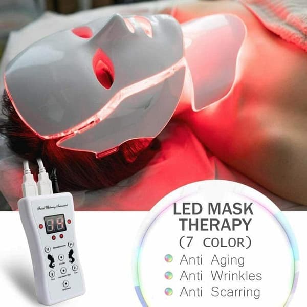 LED Ansiktsmask 7 Färger – PDT Photon Ljusterapi