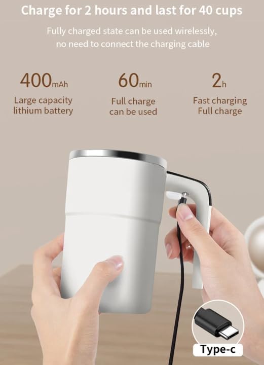 Elektrisk Självomrörande Kaffemugg 380 ml