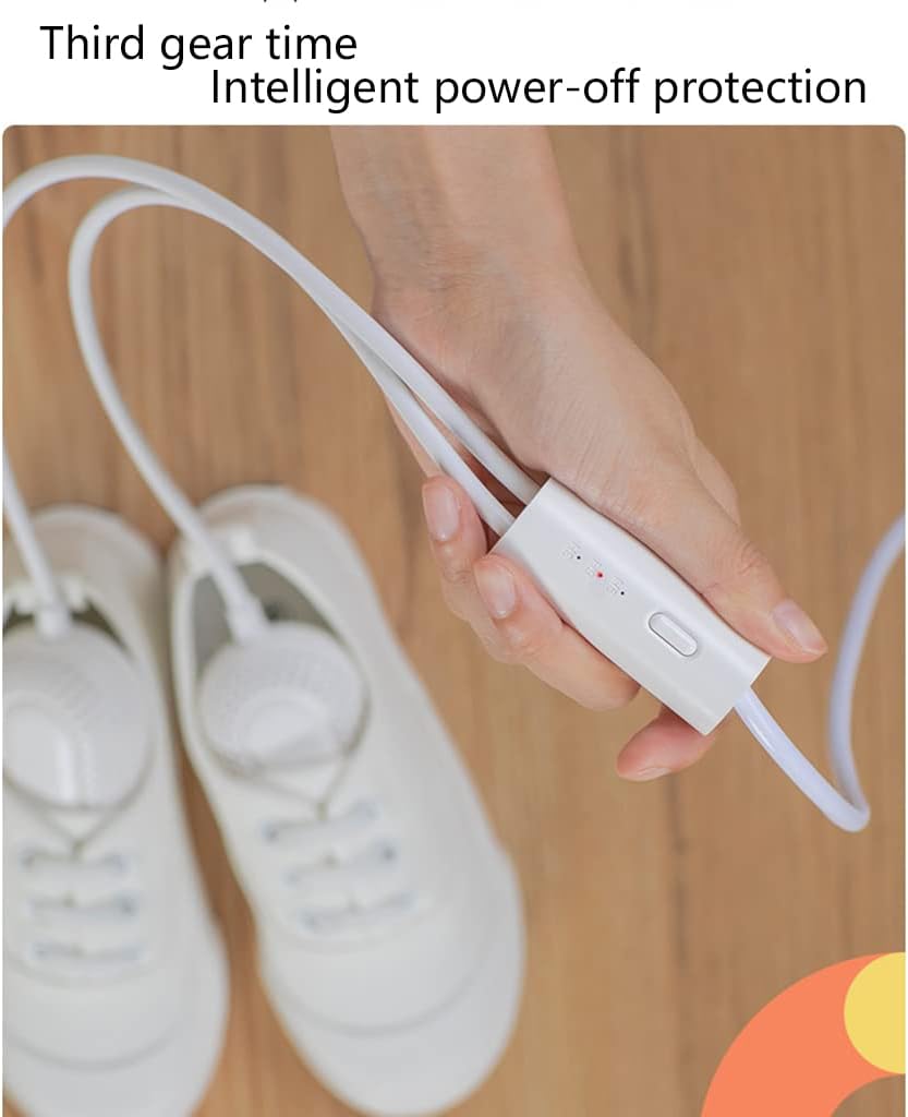 Mini skotork och värmare – Portabel stöveltork med timerlägen