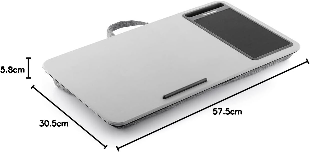 Laptopstativ med kudde – XL Deskion sidobord för bekväm användning