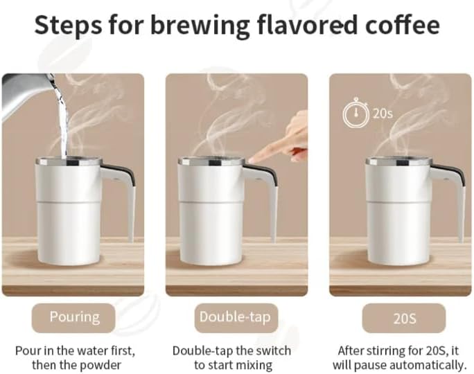 Elektrisk Självomrörande Kaffemugg 380 ml