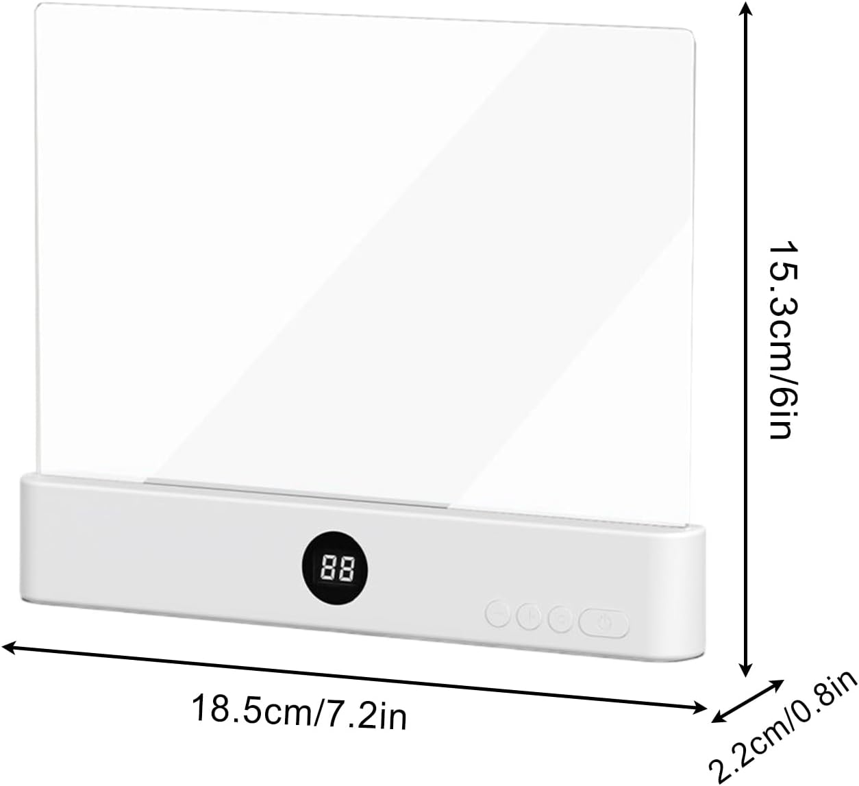 Dimbar LED Boklampa med Timer och 3 Ljuslägen