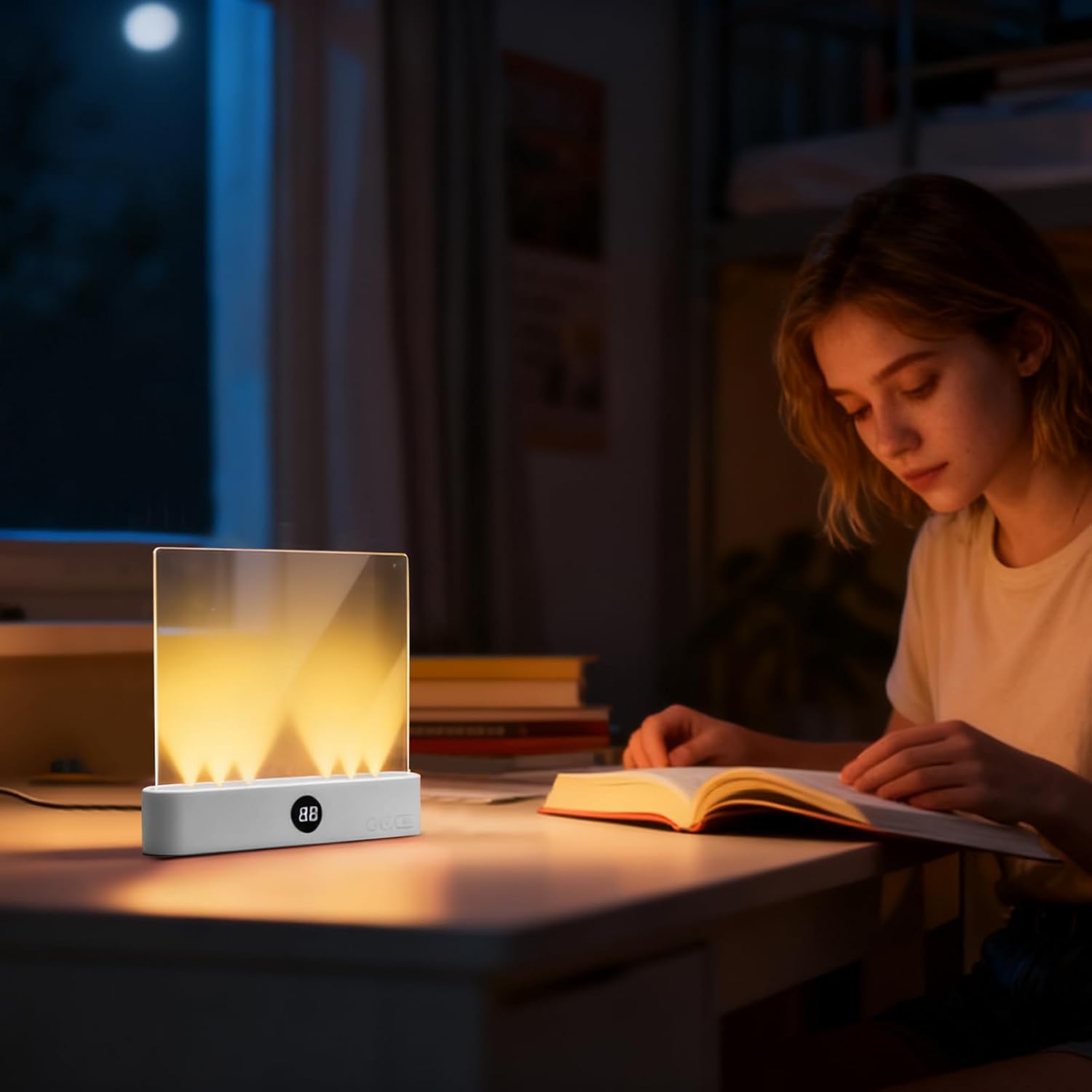 Dimbar LED Boklampa med Timer och 3 Ljuslägen