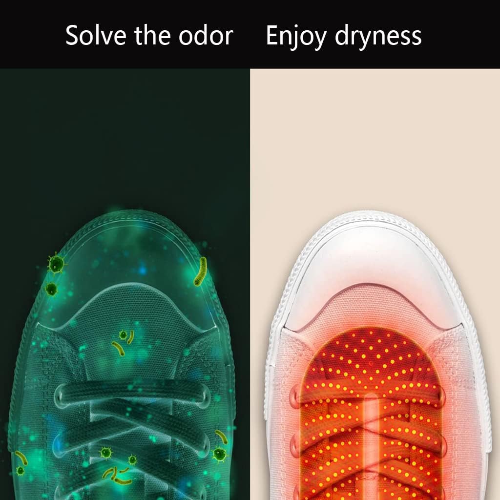 Mini skotork och värmare – Portabel stöveltork med timerlägen