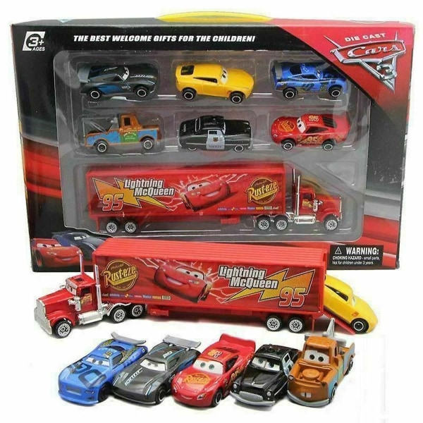 Cars 2 Bil- och Lastbilset – 7 delar