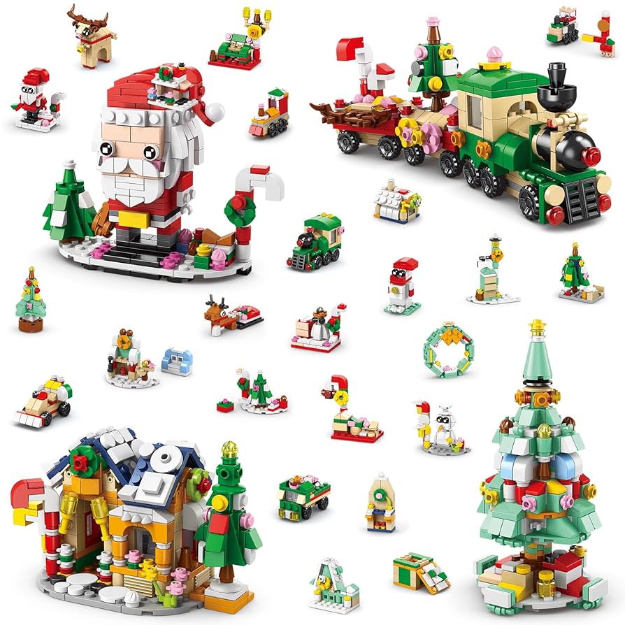 Byggkloss Adventskalender – 24-delars jullekset