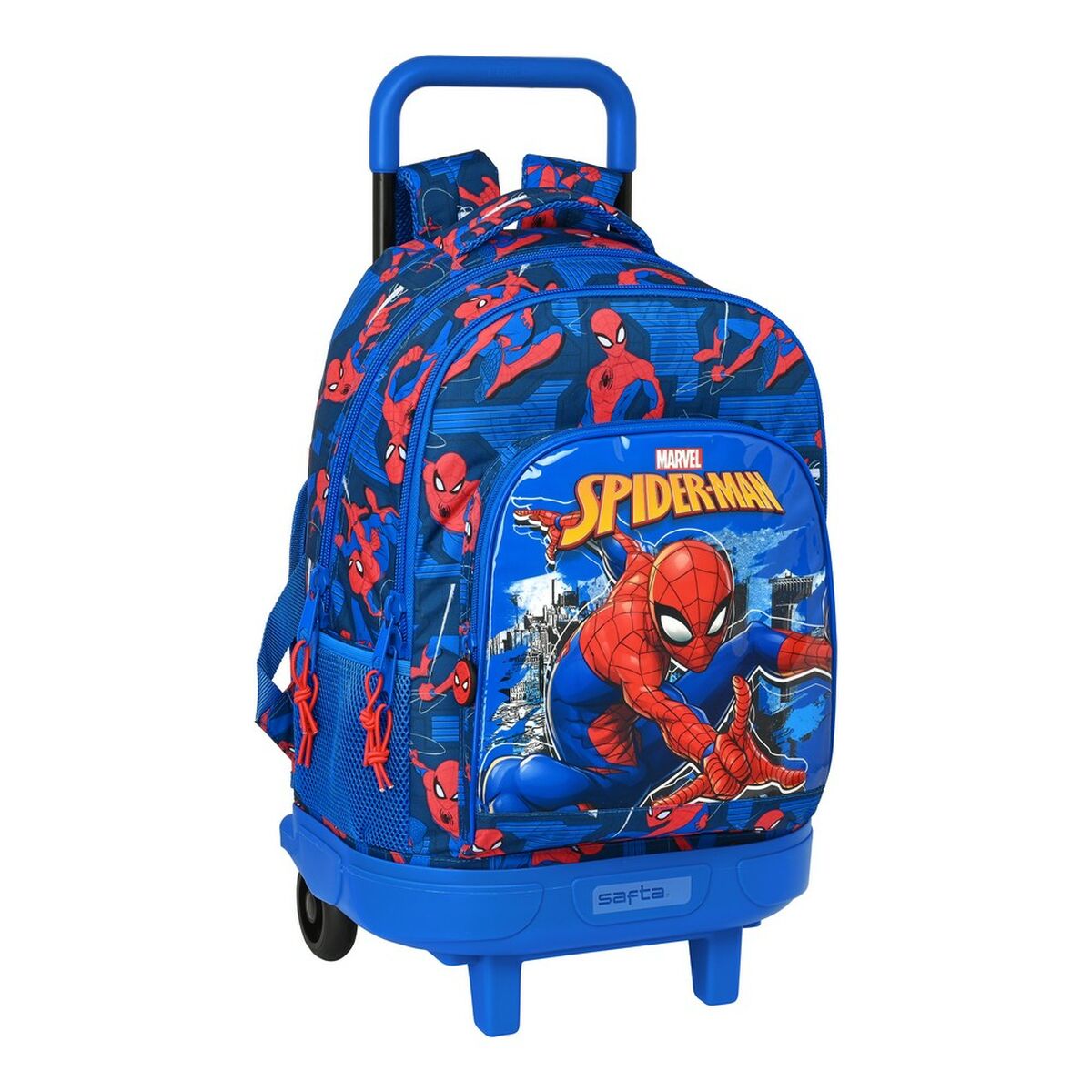 Ryggsäck Resväska för Barn med hjul Spiderman