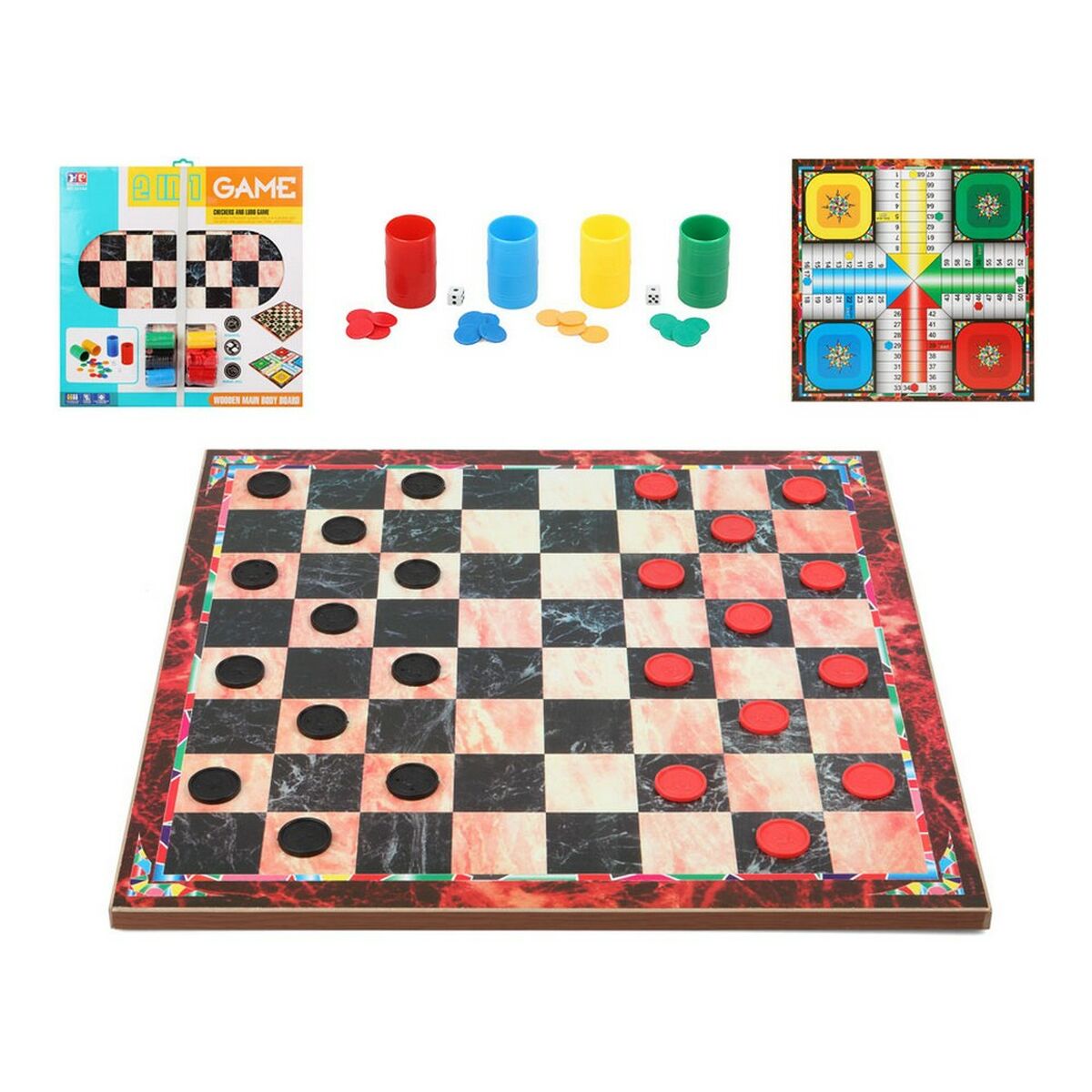Brädspel 2 i 1 Spel
