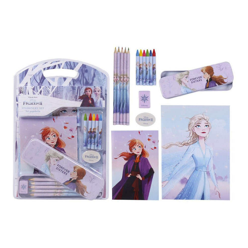 Set med Frozen Pennor Fodral mm (16 st delar )