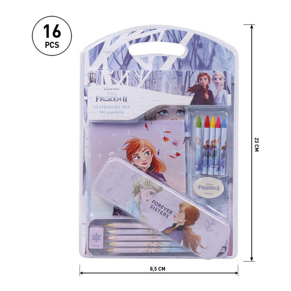 Set med Frozen Pennor Fodral mm (16 st delar )