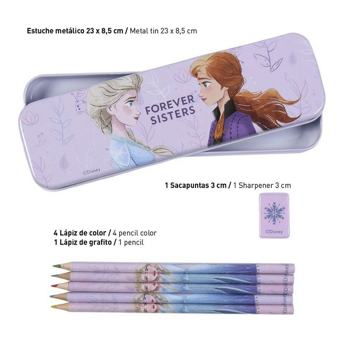 Set med Frozen Pennor Fodral mm (16 st delar )