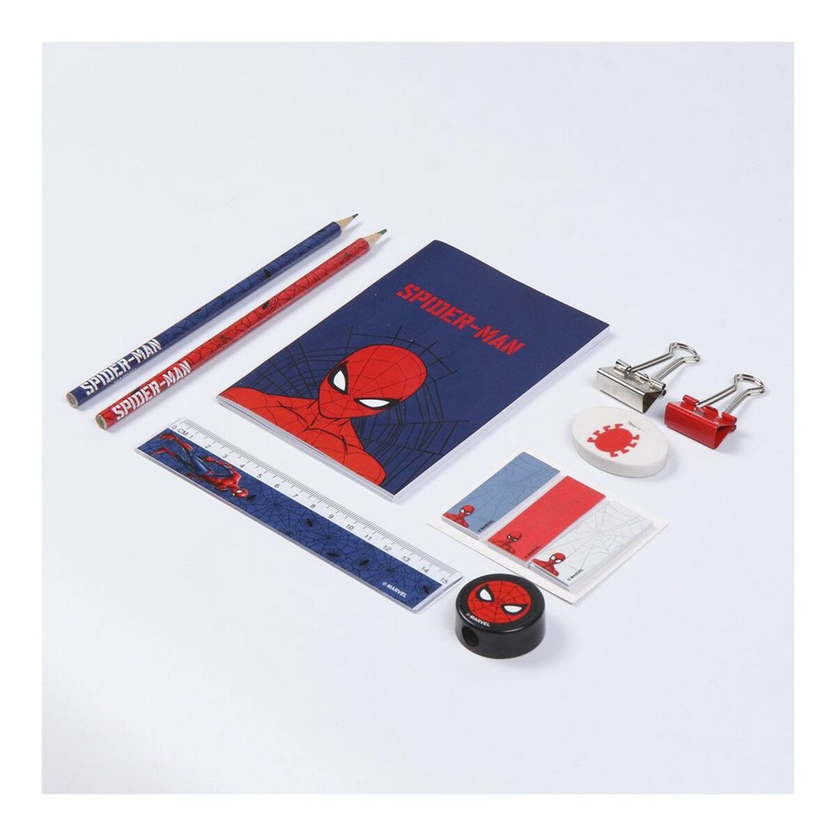 Brevpappersset Spiderman (12 st)