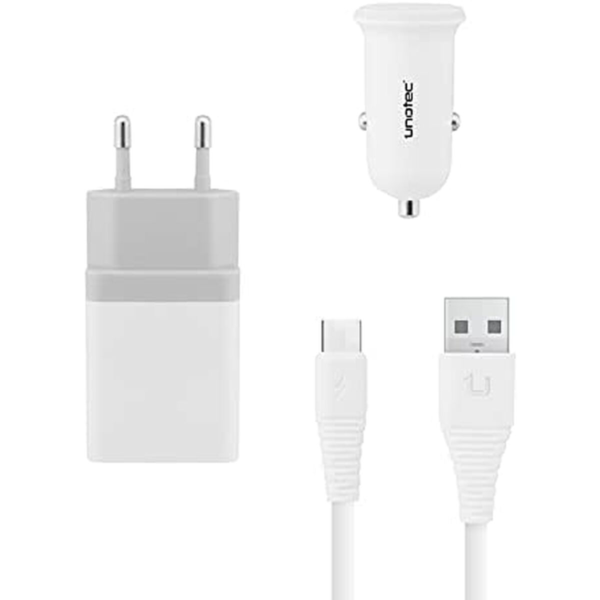 Universal USB Billaddare + USB C-kabel