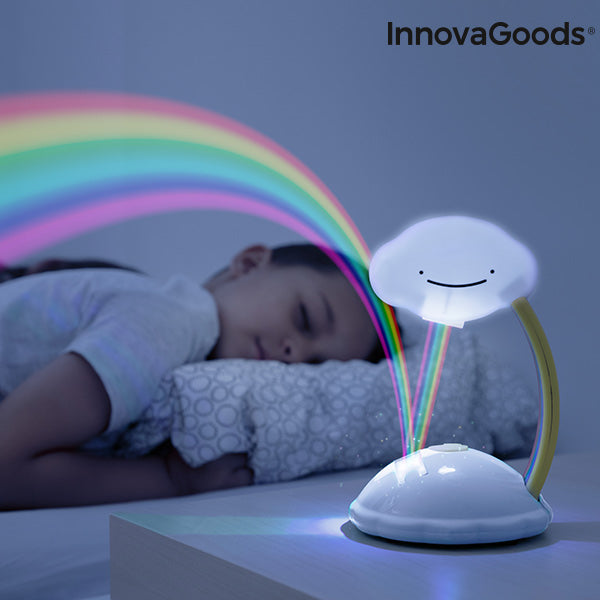 LED regnbågsprojektor Nattlampa
