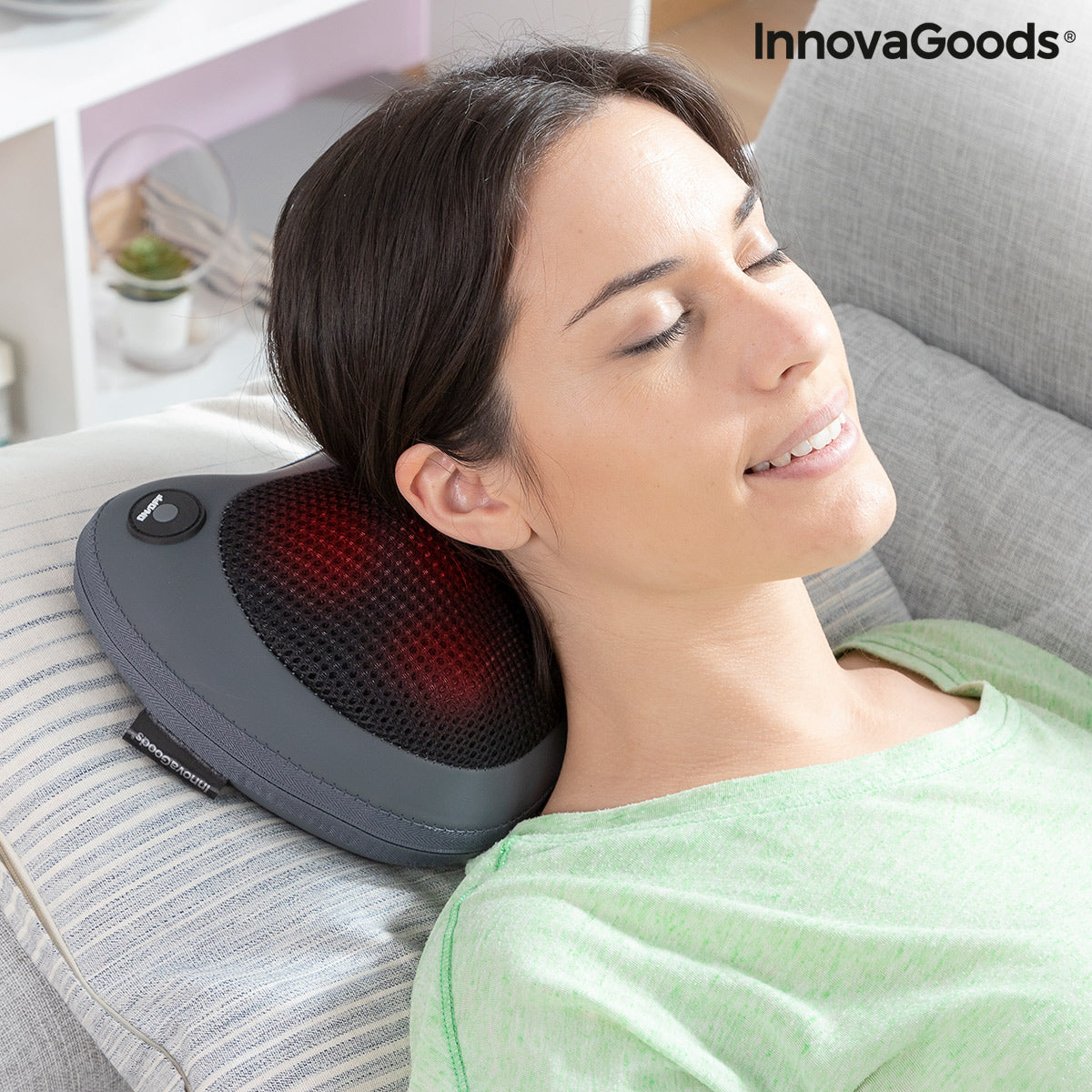 Kompakt Shiatsu Massager Elektrisk Nackmassage