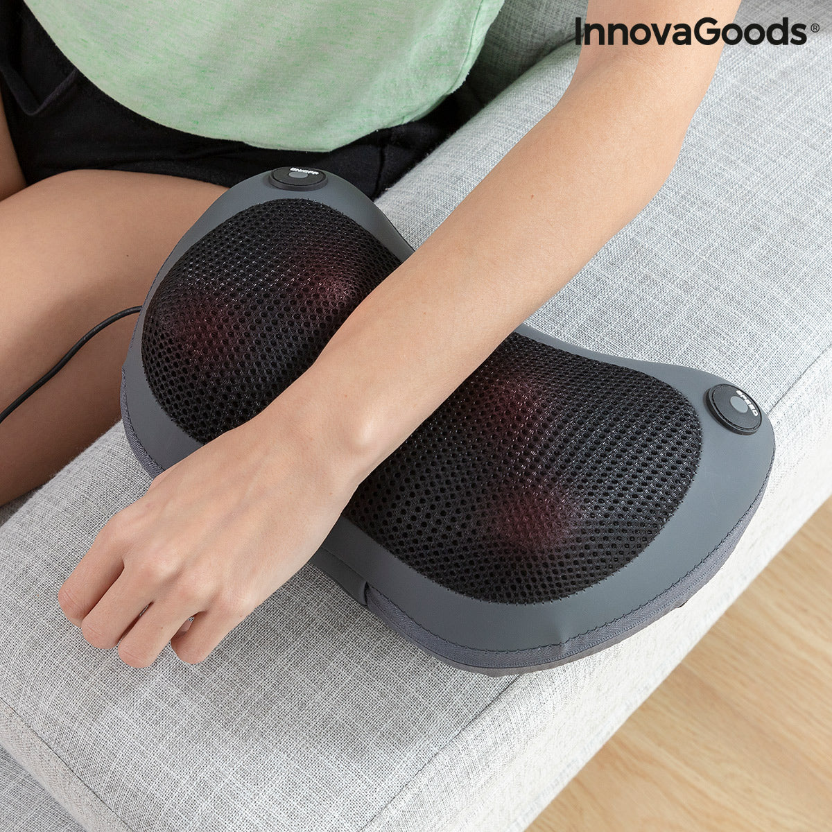 Kompakt Shiatsu Massager Elektrisk Nackmassage