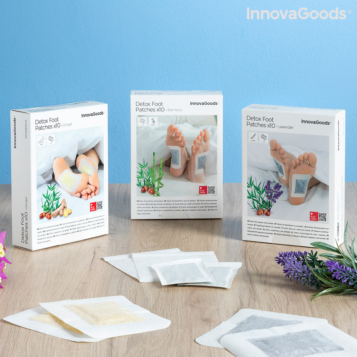 Detox Foot Patches Bamboo InnovaGoods