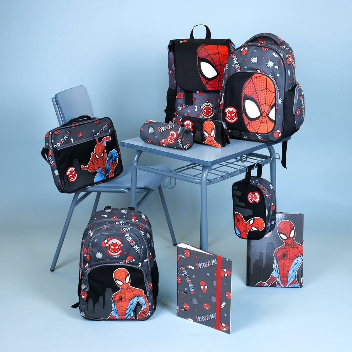 Skolväska Ryggsäck Spider-Man Svart