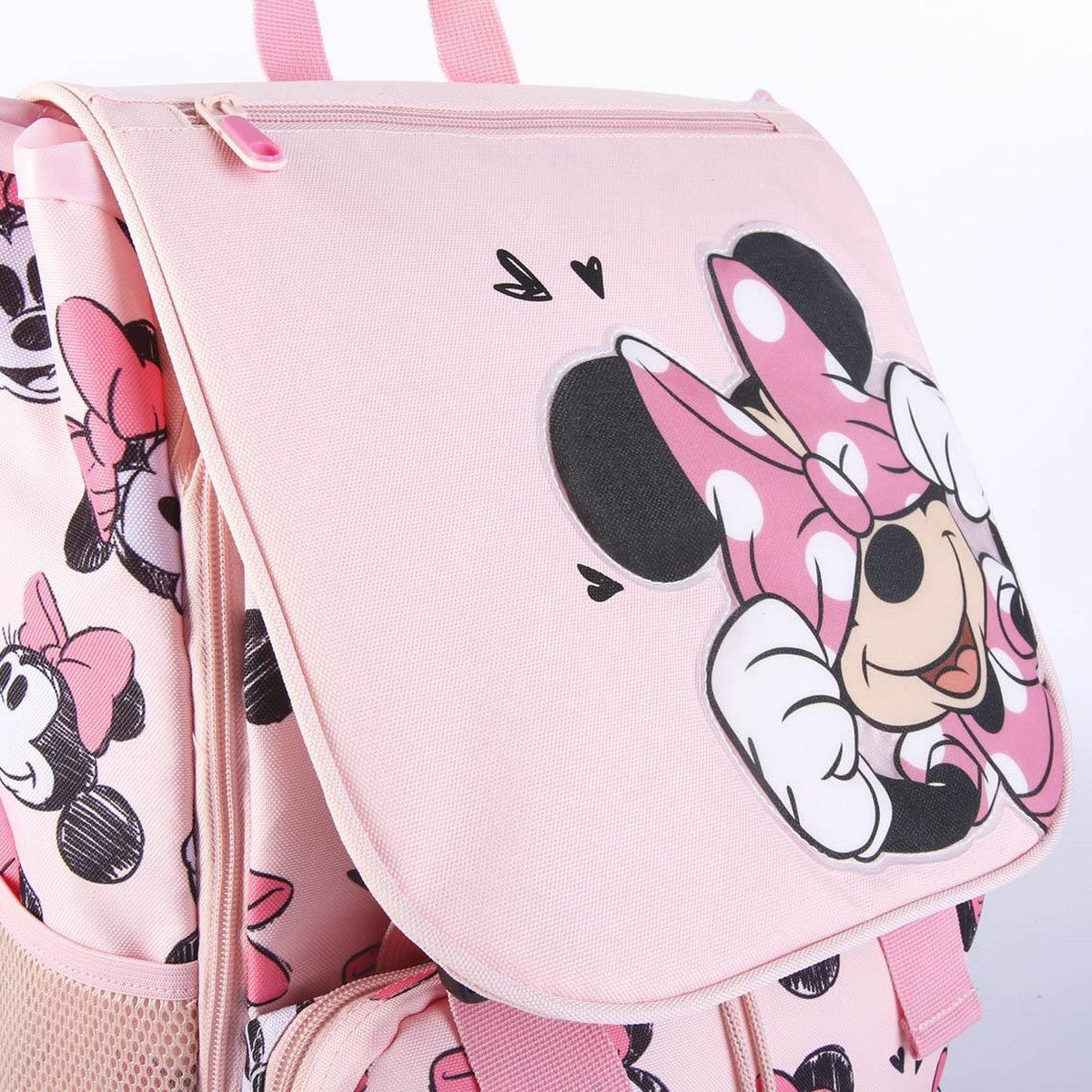 Skolväska Minnie Mouse Rosa (28,5 x 15 x 41 cm)