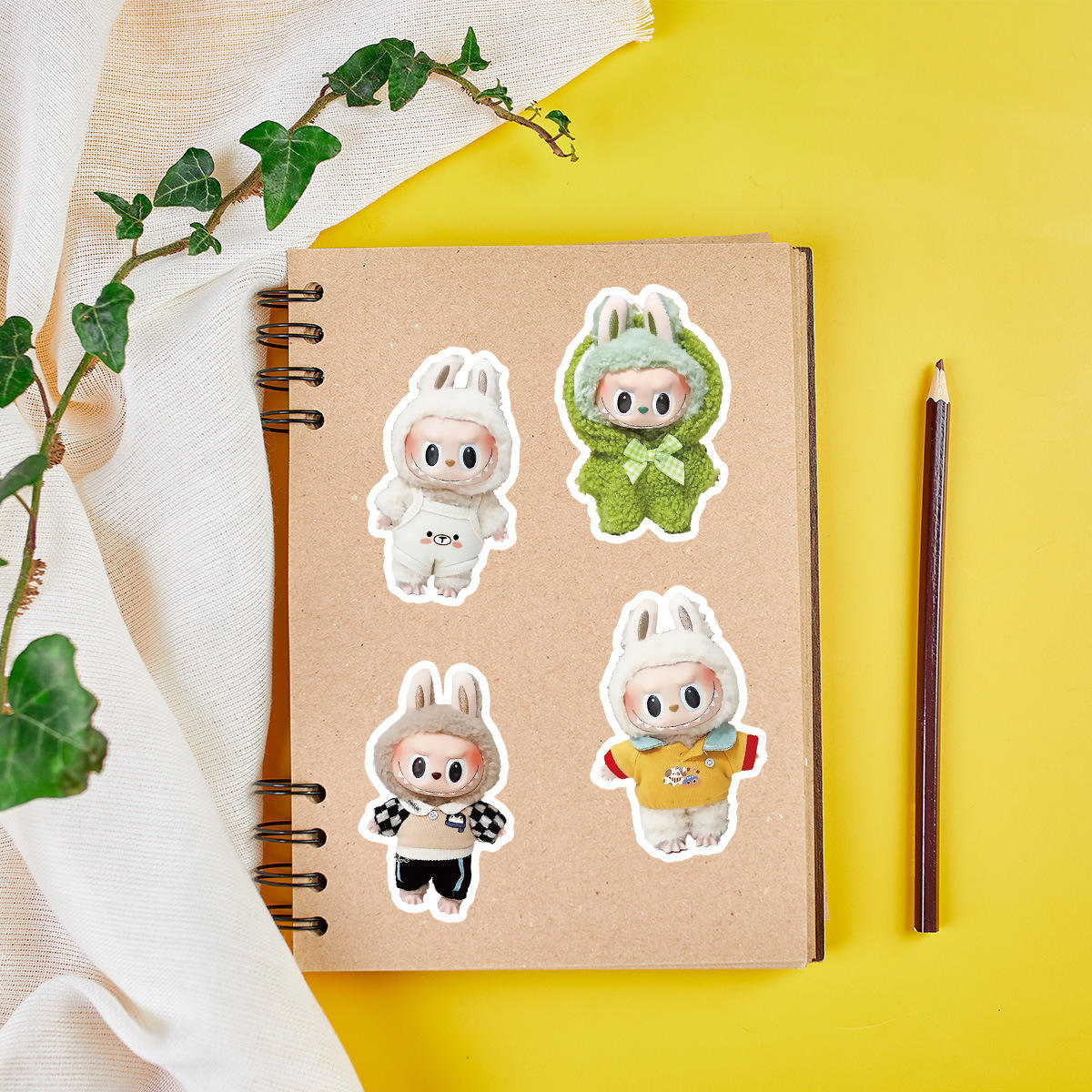 50 st Monster-graffitidekaler – Vattentåligt DIY-klistermärkespaket för barn