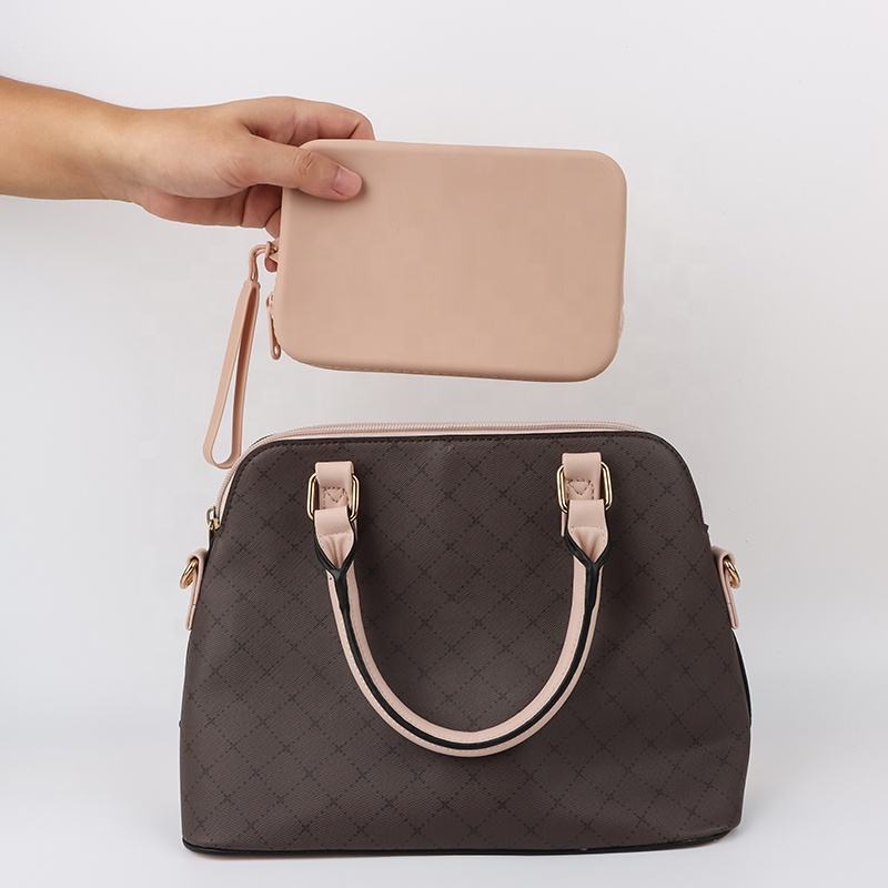 2025 damclutch-plånbok – Modeplånbok med dragkedja i silikon