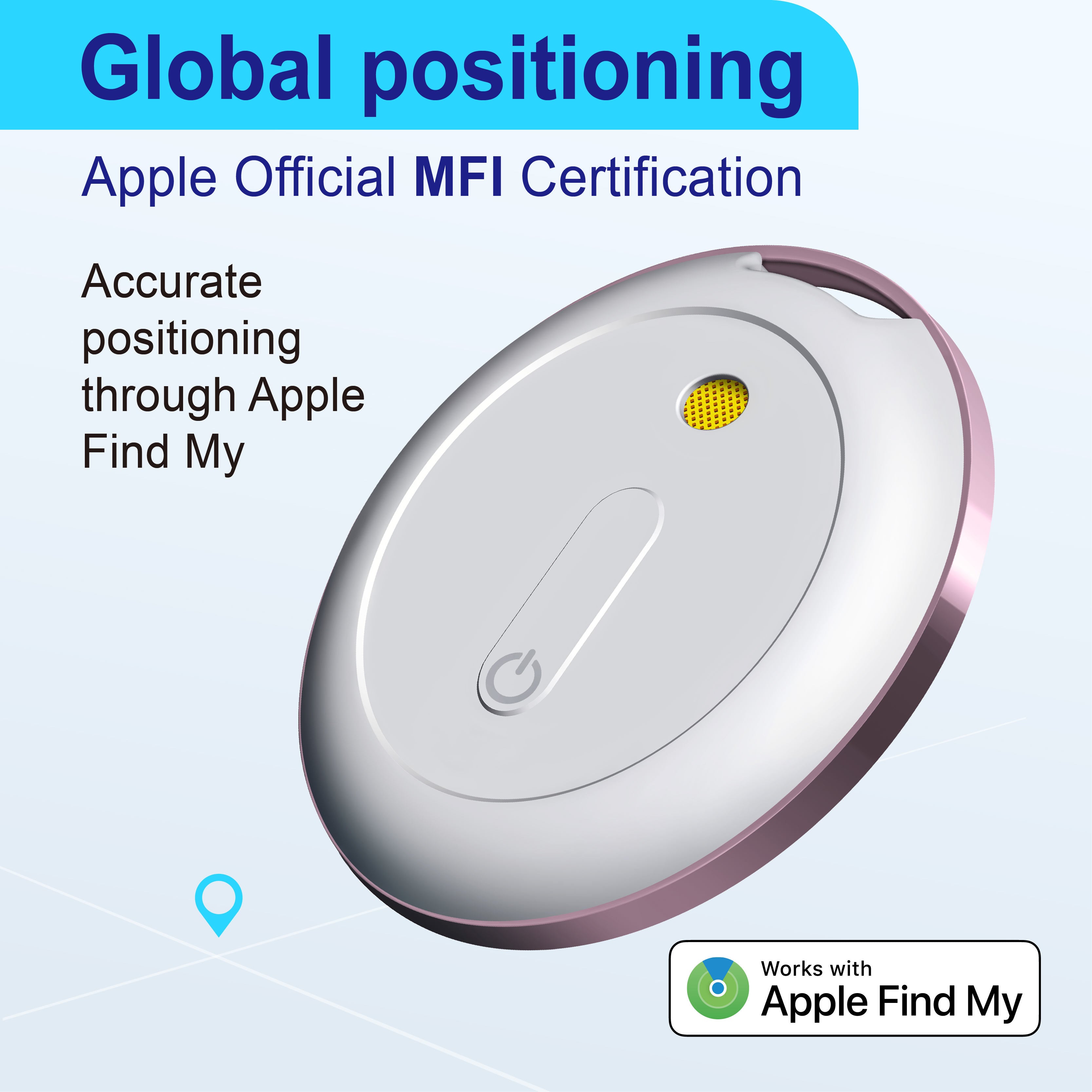 Findmy mini Bluetooth-husdjursspårare – GPS-halsband med 4G och vattentålig design