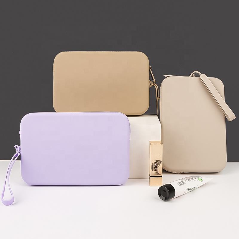 2025 damclutch-plånbok – Modeplånbok med dragkedja i silikon