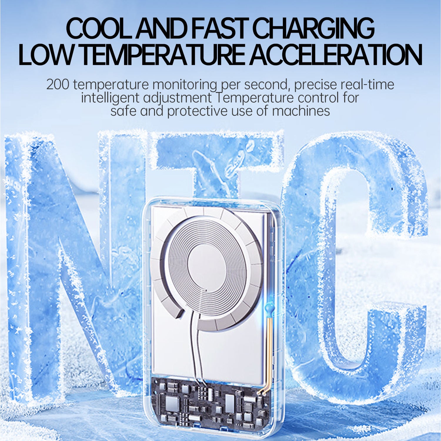 Qi2 10000mAh trådlös powerbank – 3-i-1 magnetisk snabbladdare