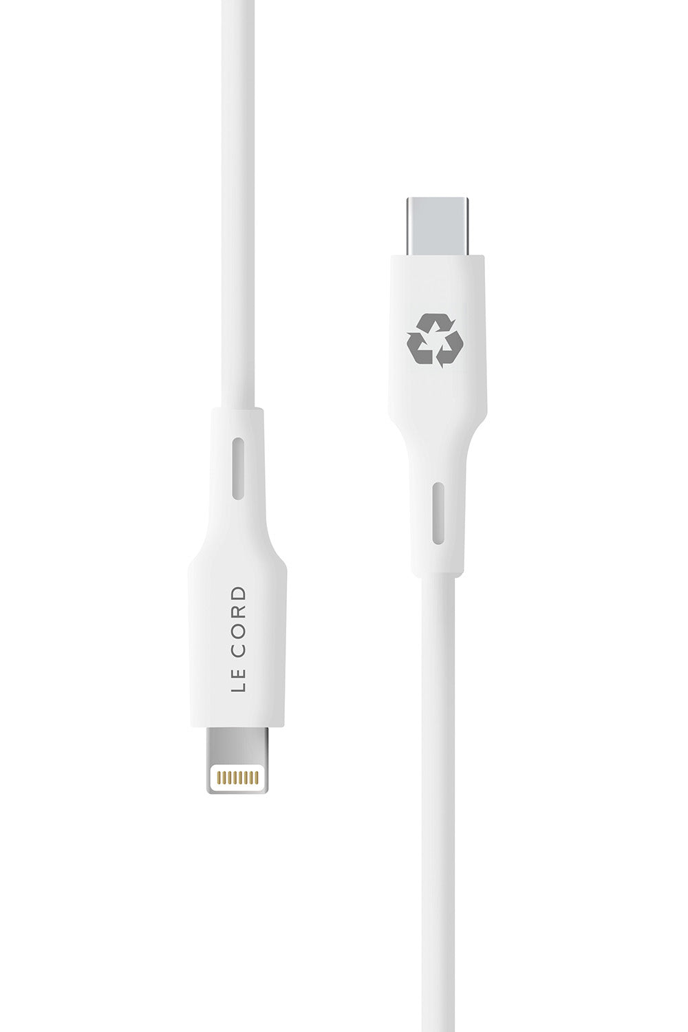 Foggy Snow iPhone Lightning USB-Kabel - Av återvunnet Plast GRS