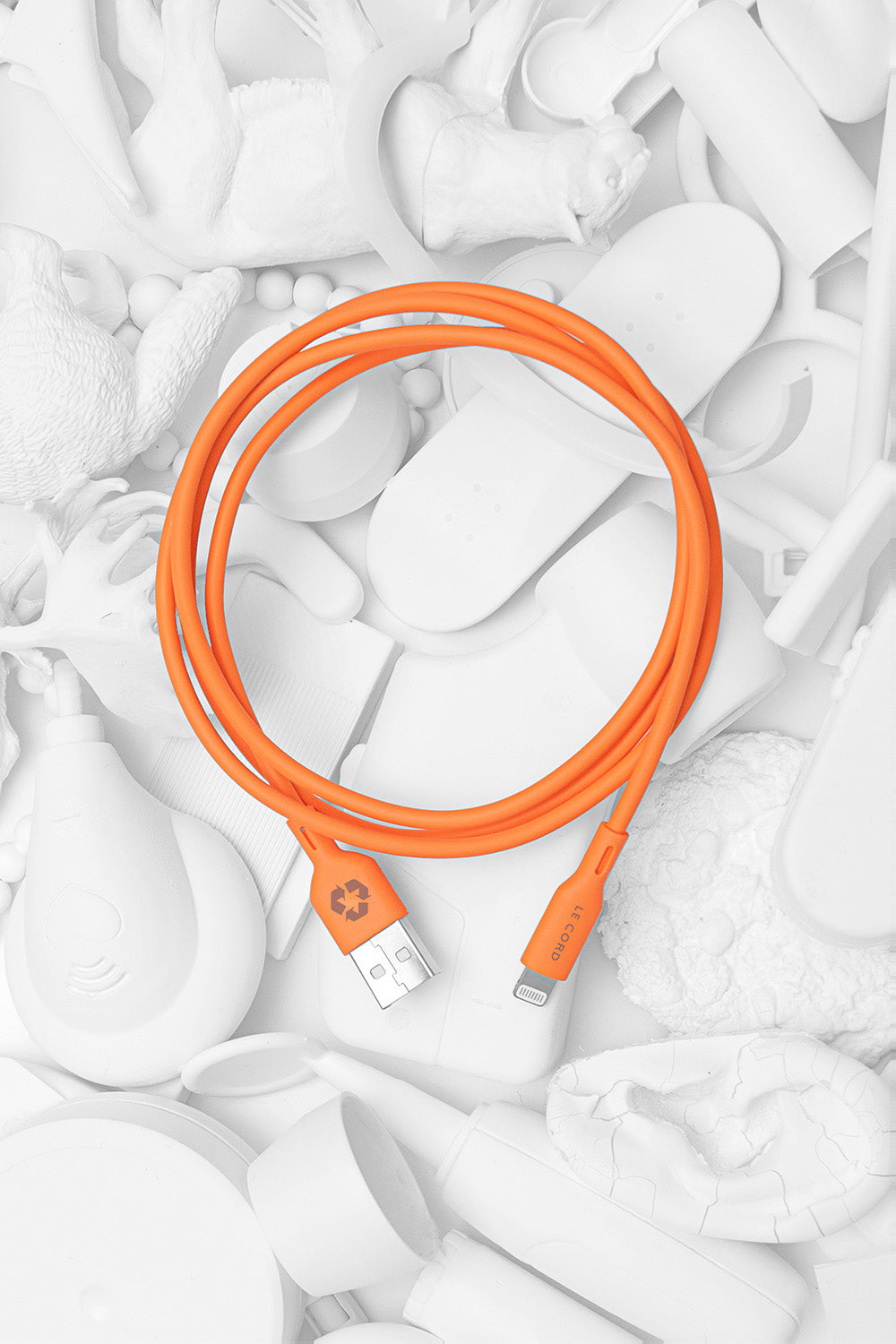 iPhone Lightning-kabel - Tillverkad av återvunnen plast