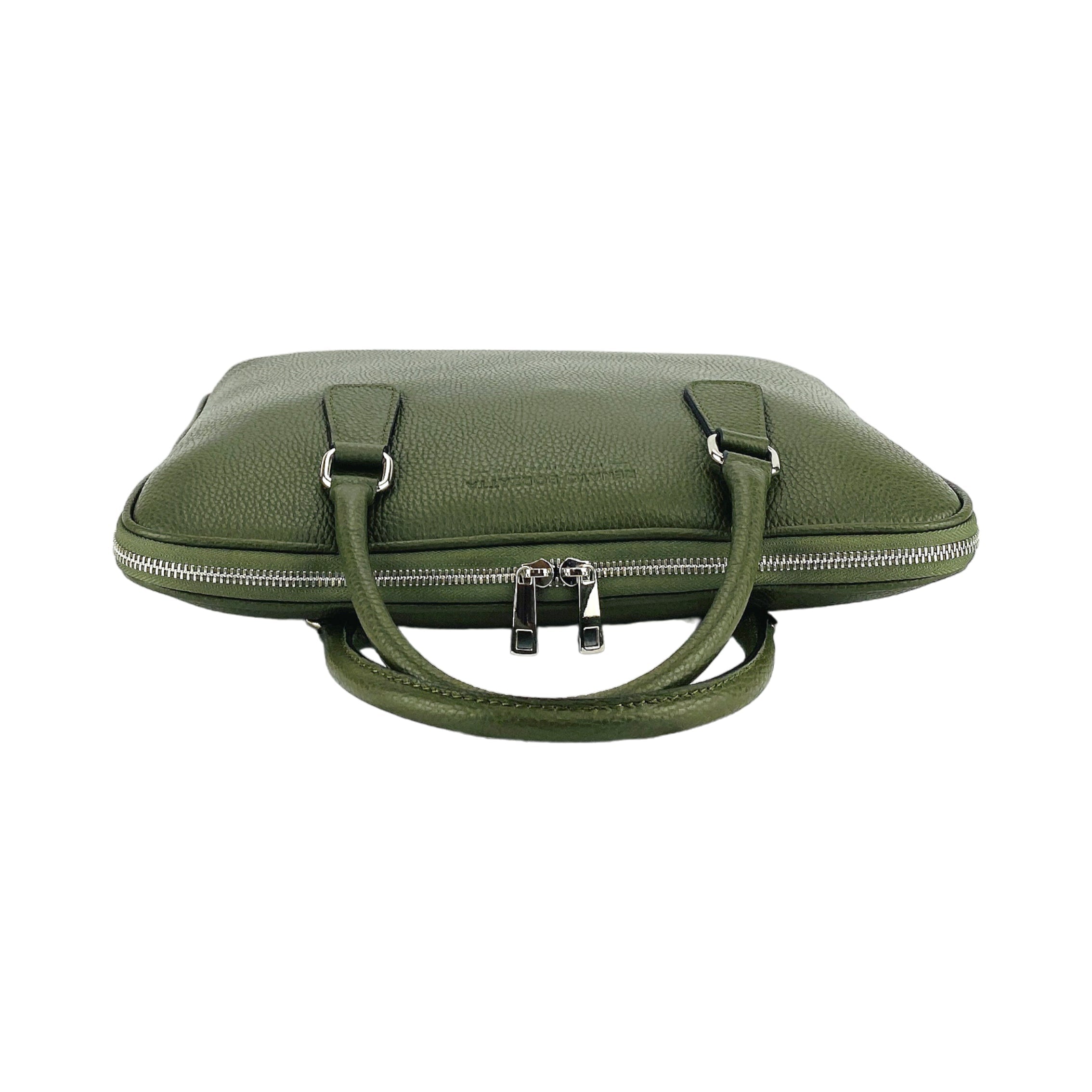 Unisex Affärsportfölj Laptopväska i äkta läder - Made in Italy