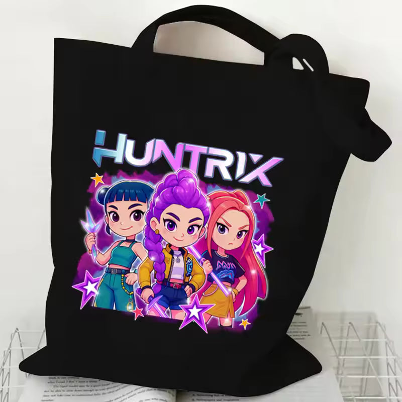 Demon Hunters Axelväska – K-Pop Canvas Handväska