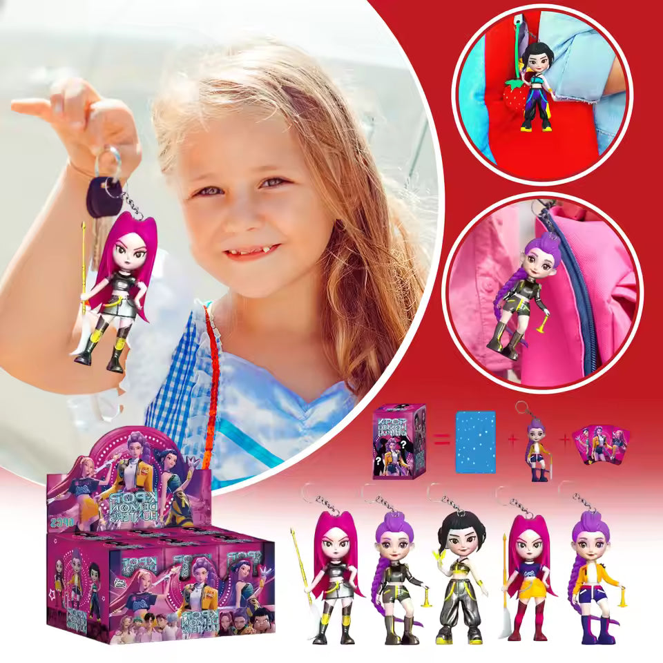 Kpop samlarfigurer handgjorda Figurer – 6-Pack Samlardekorationer
