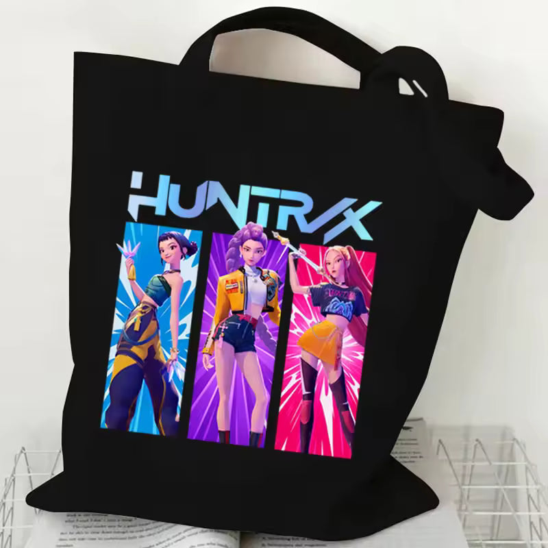 Demon Hunters Axelväska – K-Pop Canvas Handväska