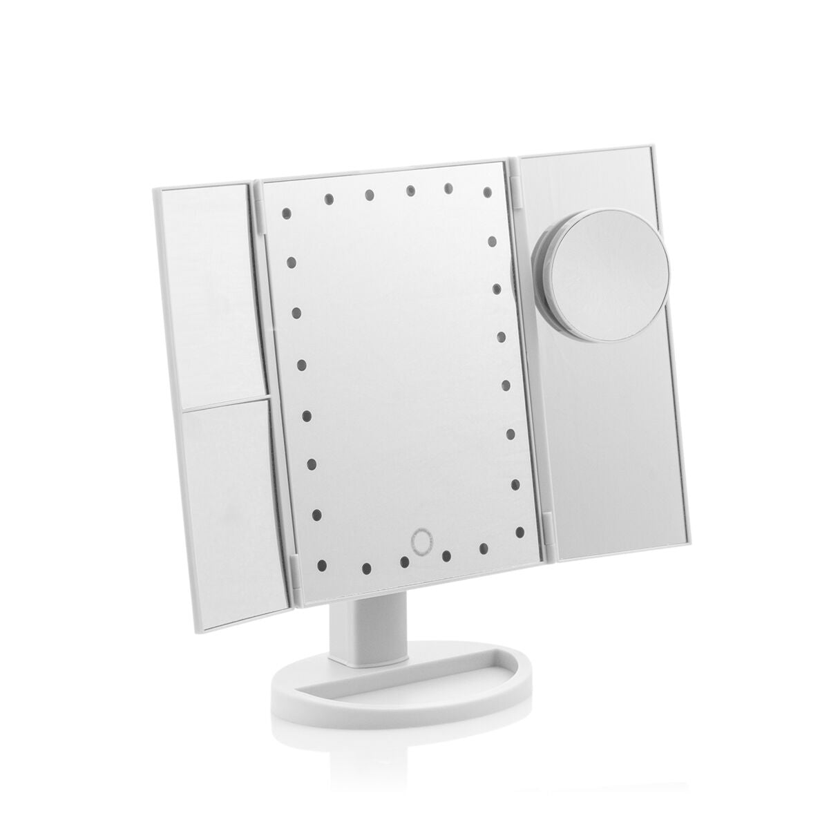 Förstoringsspegel med LED 4-in-1 Sminkspegel
